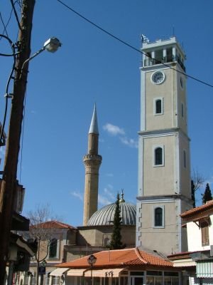 Gümülcine Saat Kulesi ve Yeni Cami