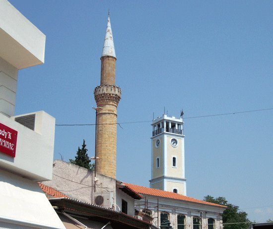 Gümülcine Saat Kulesi ve Yeni Cami