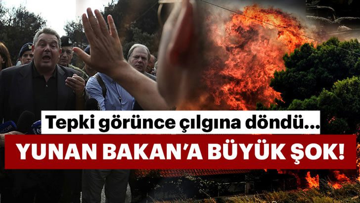 Halktan Yunan Bakan Kammenos’a: “Bizi yalnız bıraktın”