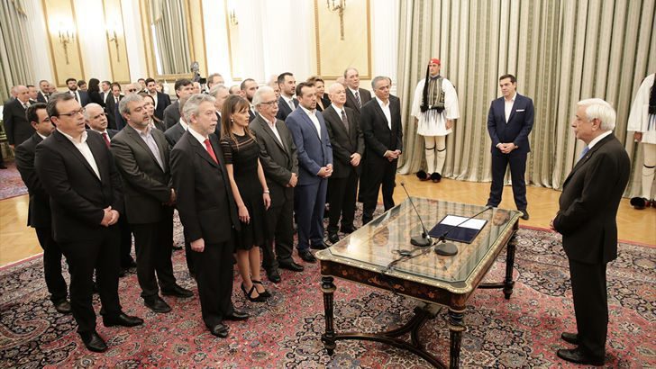 Yunanistan’da yeni kabine yemin ederek göreve başladı