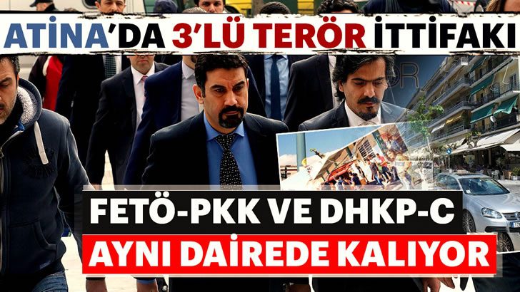 Atina’da 3’lü terör dairesi