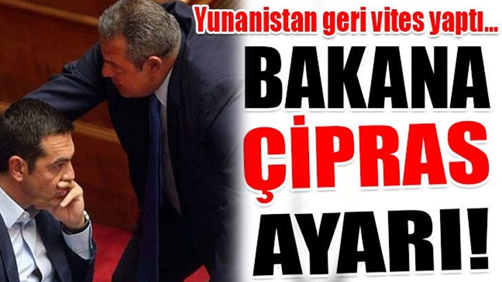 Çipras’tan saldırgan bakana uyarı!