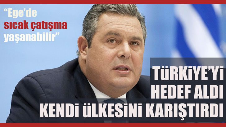 Kammenos Türkiye’yi hedef aldı, kendi ülkesini karıştırdı