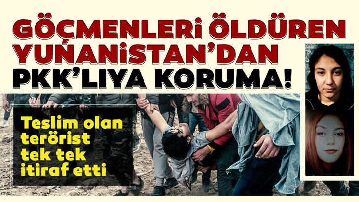 Göçmenleri öldüren Yunan polisinden PKK’lıya koruma!